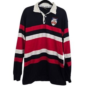VTG Classic Sportswear‎ Rugby Shirt Men Medium Basser College UNSW Australia 90s